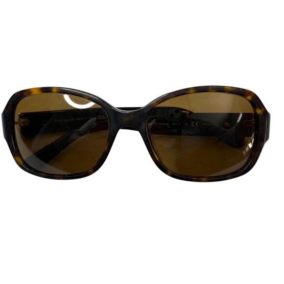 Kate Spade New York Womens Hello Sunshine Tortoise Shell Oversized Sunglasses - Picture 1 of 11